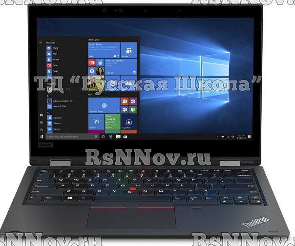 Ноутбук LENOVO ThinkPad L390 Yoga, 13.3", IPS, Intel Core i3 8145U 2.1ГГц, 8Гб, 256Гб SSD, Intel UHD Graphics 620, Windows 10 Professional, 20NT000YRT, черный