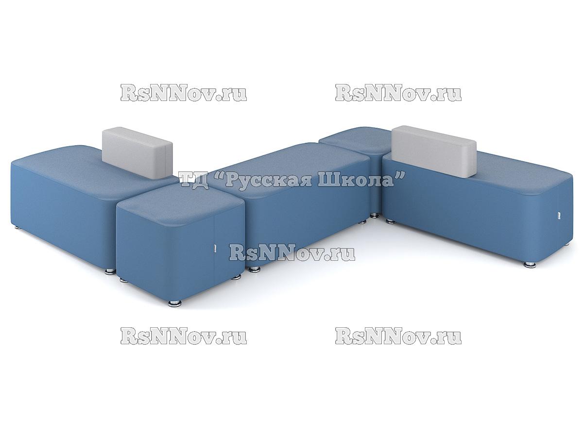 Модульный диван M4-2x2DR+2x1P+2P