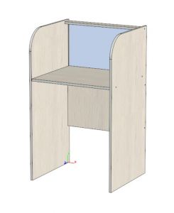 Стол фигурный для лингафонного кабинета