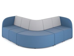 Модульный диван M10-4x1D+2xA1+1E-270