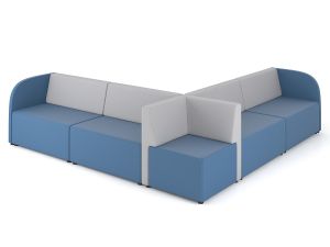Модульный диван M10-4x2D+2xA1+1V
