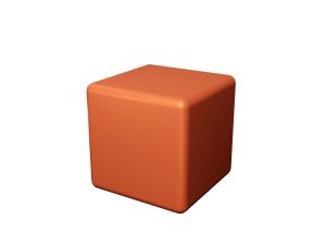 Пуф 1-местный «Точка роста» 400х400х420 мм (Оранжевый)
