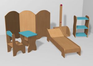 Игровая мебель Поликлиника 	
