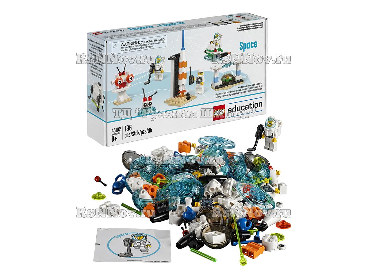 Дополнительный набор StoryStarter «Развитие речи 2.0. Космос» и учебные материалы Lego 45102 (6+)