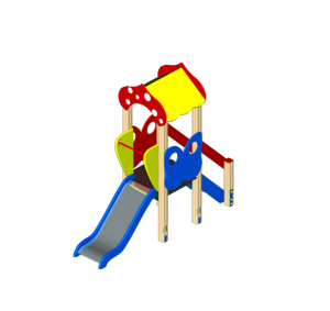 Детский игровой комплекс «Полянка» ДИК 1601 H=750