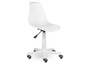 Кресло для кабинета информатики Шелл GTS С-21 (пл. Белый, опора Белая)